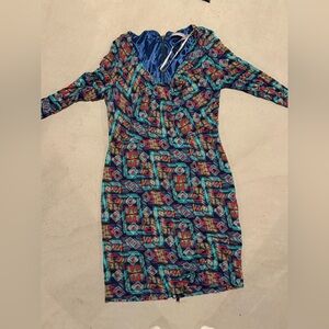 Marc New York Multicolor Patterned Dress